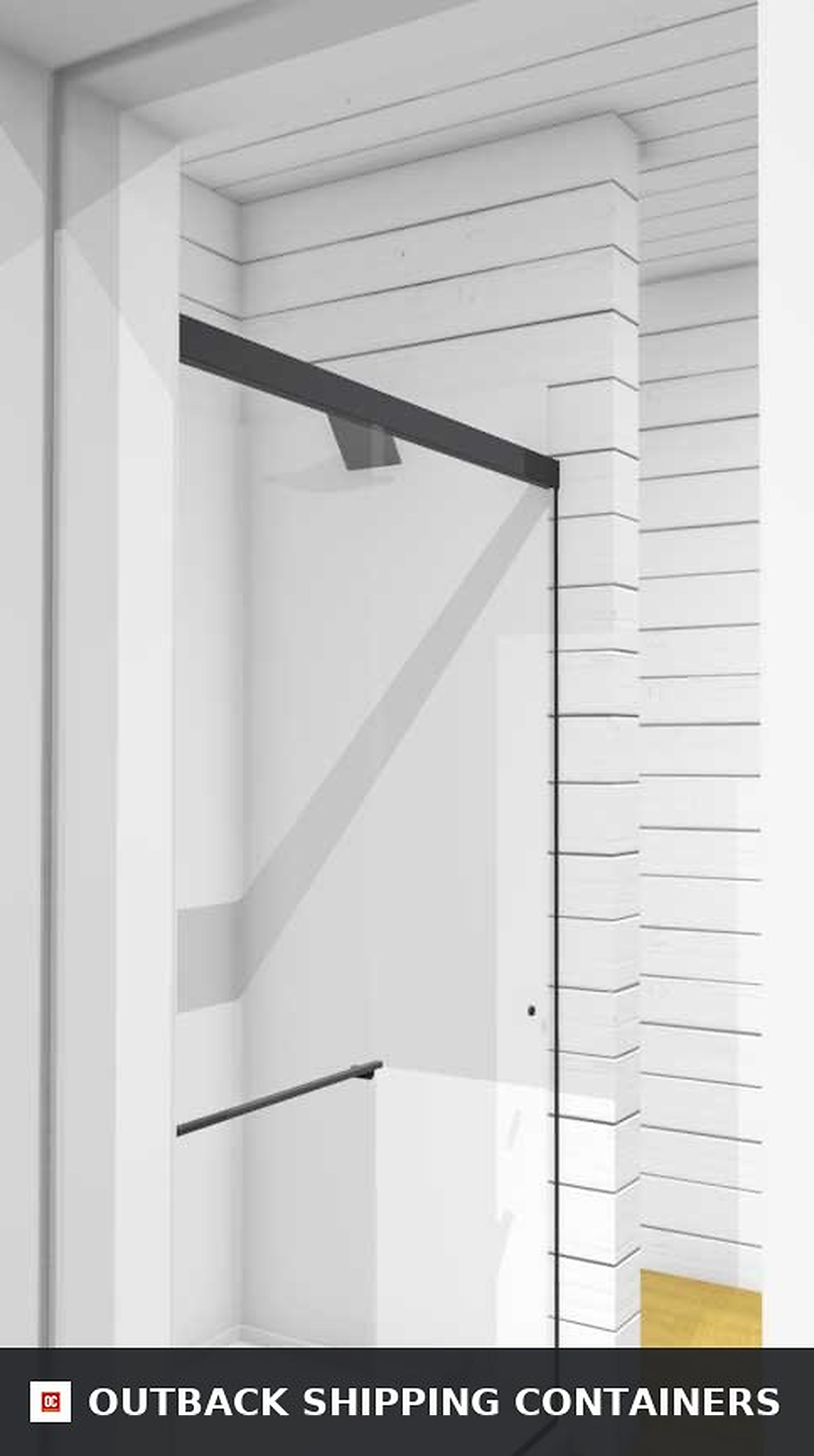 Luxury 2 Bedroom Shipping Container Home | The Clark | Two — Corner Casting and Frame Detail Luxury 2 Bedroom Shipping Container Home | The Clark | Two 40ft Containers — 40ft — new (image 10 of 19)