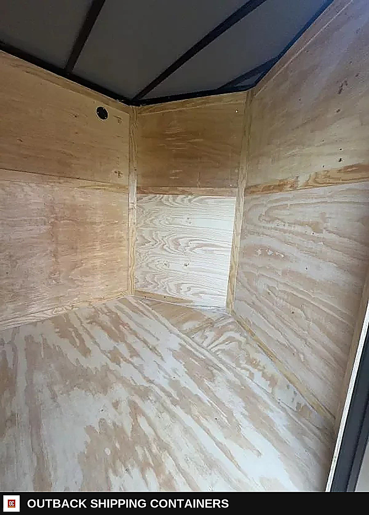 2026 Quality Cargo 7x14 Cargo / Enclosed Trailer — Interior Kitchen Layout | Outback Shipping Containers 2026 Quality Cargo 7x14 Cargo / Enclosed Trailer for sale — interior kitchen layout