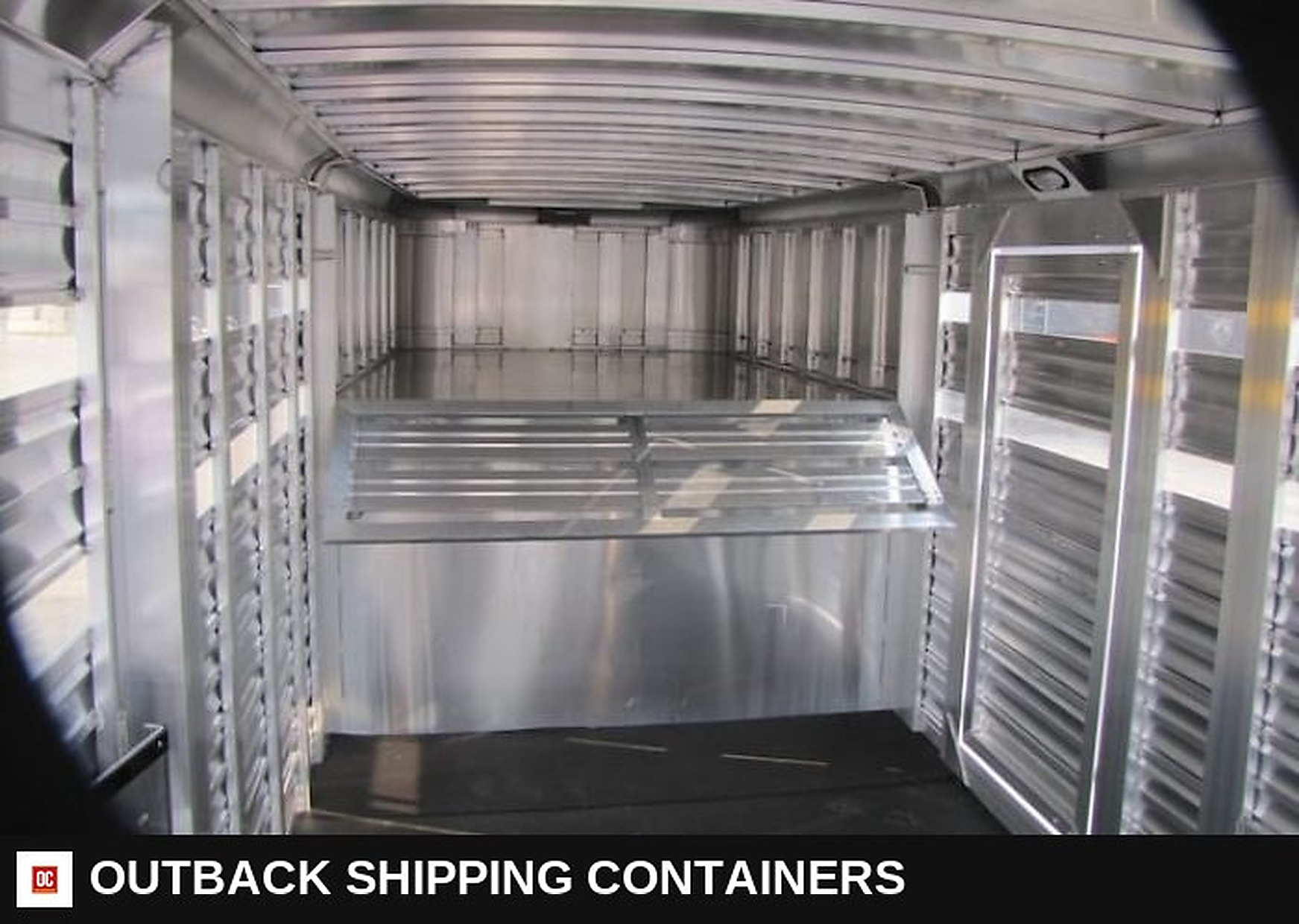 2023 Adams Trailers 16' All Aluminum Stock Trailer — Undercarriage, Axles And Suspension | Outback Shipping Containers 2023 Adams Trailers 16' All Aluminum Stock Trailer for sale — undercarriage, axles and suspension