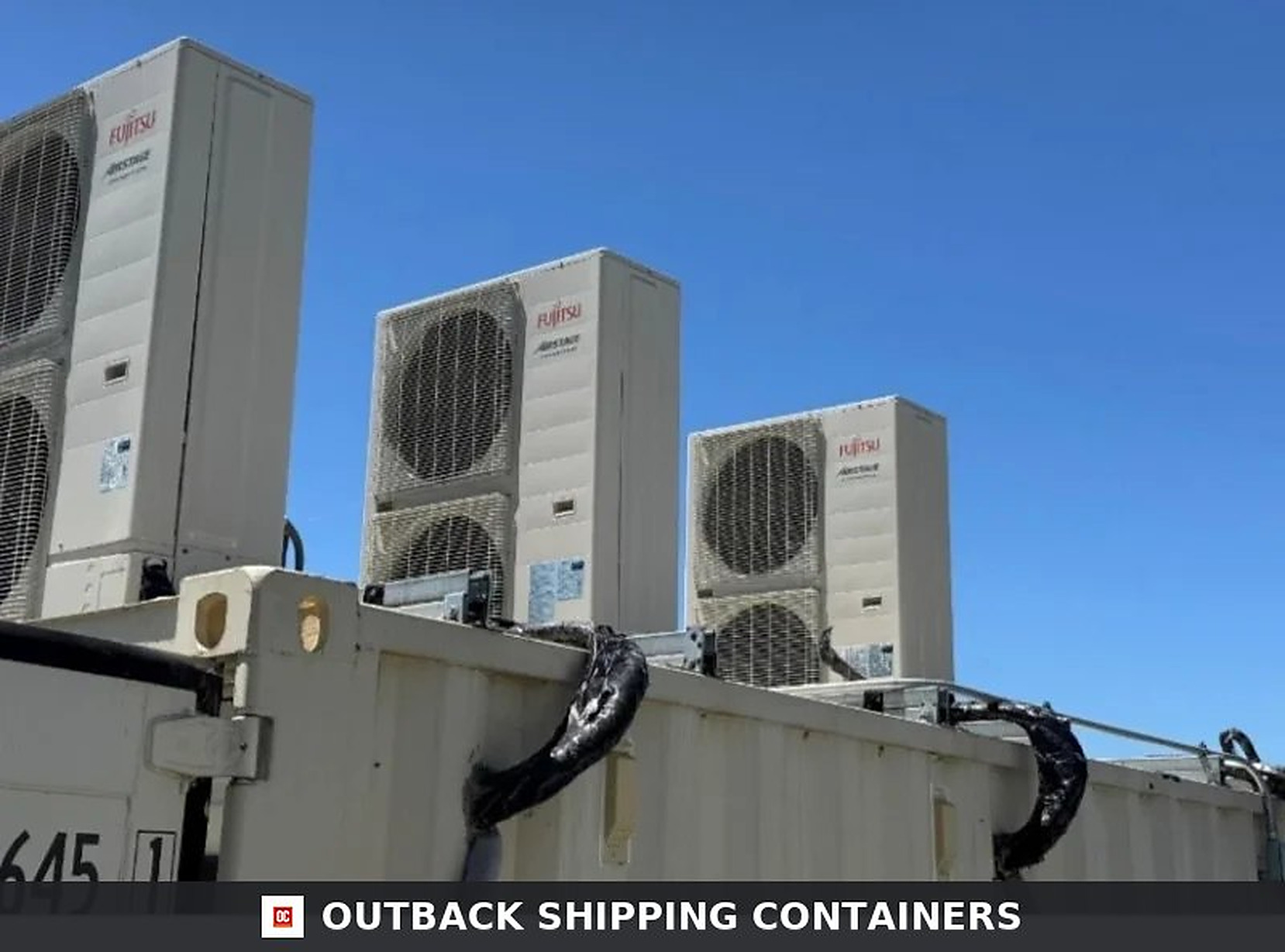 Refrigerated 20′ Conex Shipping Container – Used 20ft for Sale — Side Profile View Refrigerated 20′ Conex Shipping Container – Used — 20ft refrigerated container (image 2 of 6)