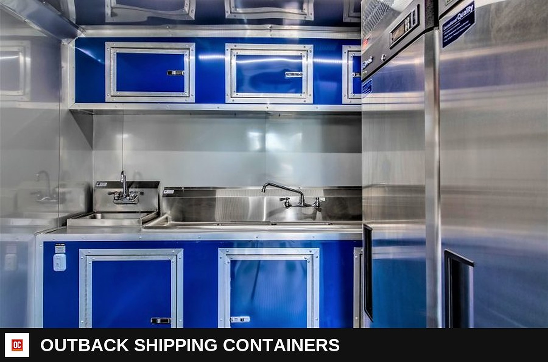 8.5x20 Blackout BBQ Trailer for sale — tongue, coupler and hitch