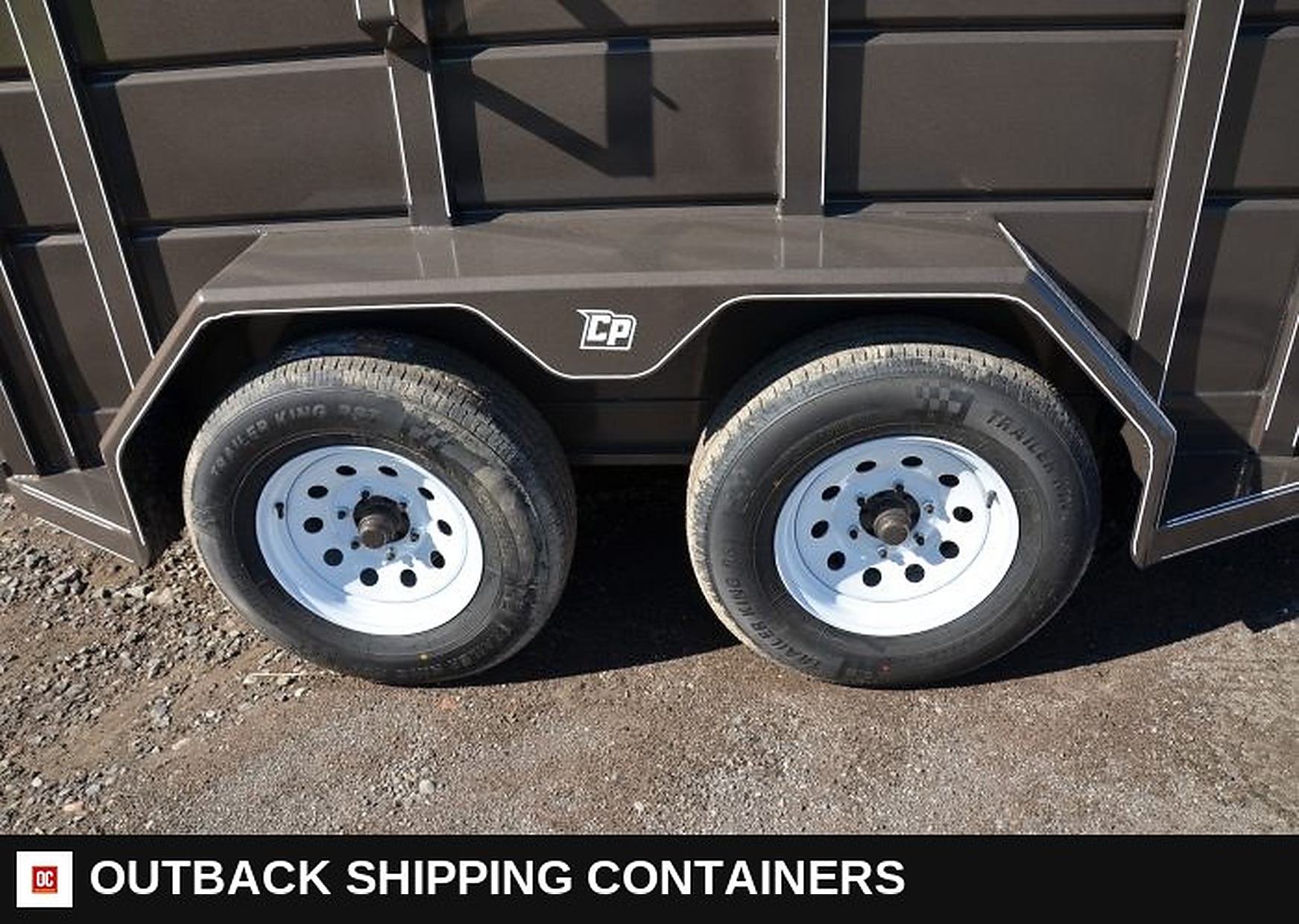 2023 Cornpro 14' Livestock Trailer for sale — undercarriage, axles and suspension