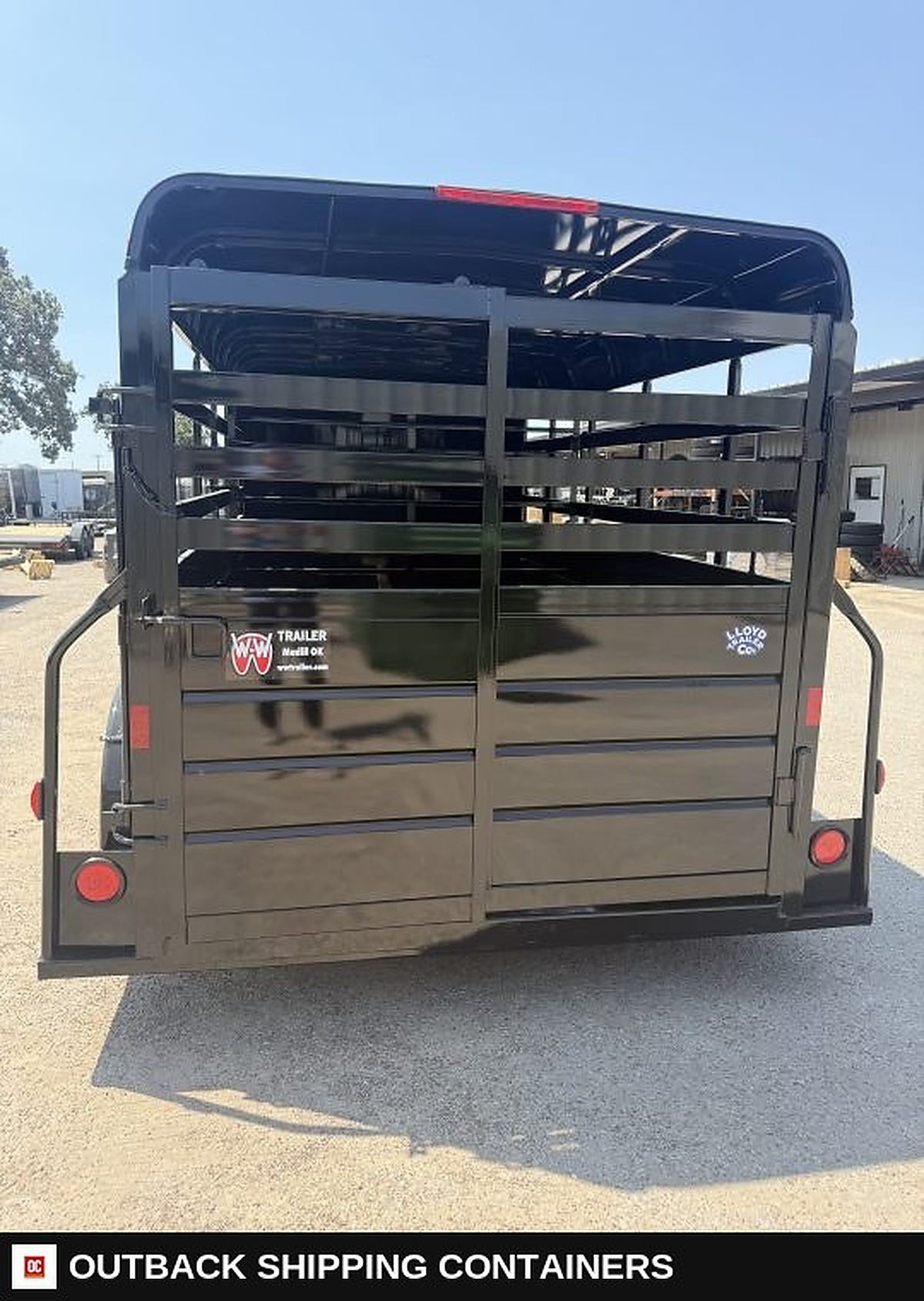 2026 WW AA 6X14 Livestock Stock Combo Trailer — Undercarriage, Axles And Suspension | Outback Shipping Containers 2026 WW AA 6X14 Livestock Stock Combo Trailer for sale — undercarriage, axles and suspension