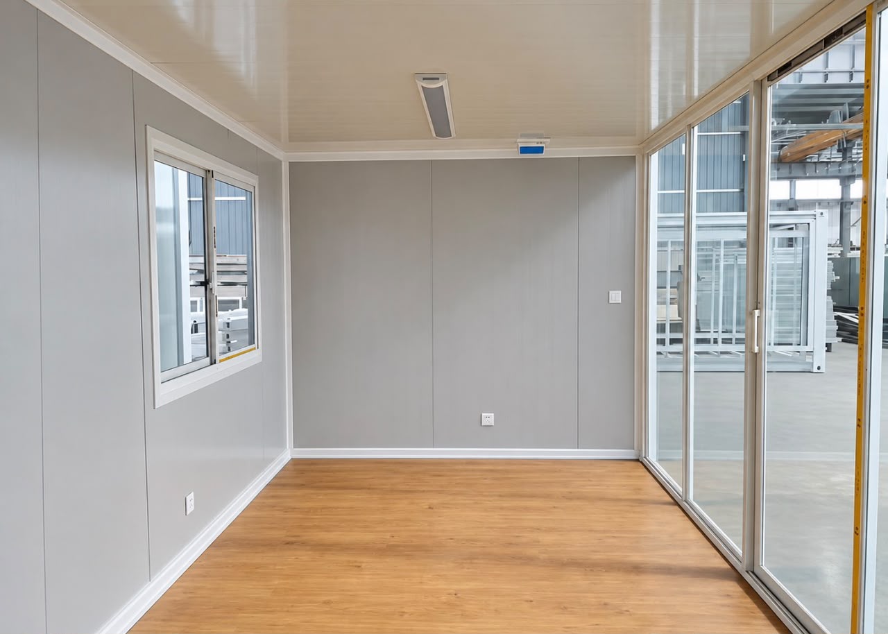40ft Luxury Good Quality Prefab Modern Container Home for Sale — Interior Room View 40ft Luxury Good Quality Prefab Modern Container Home — Interior Room View (image 7 of 9)