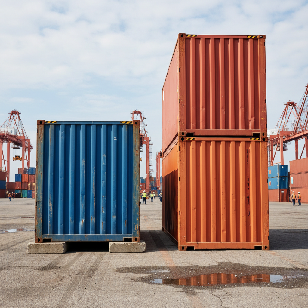 40ft high cube vs standard shipping container height comparison