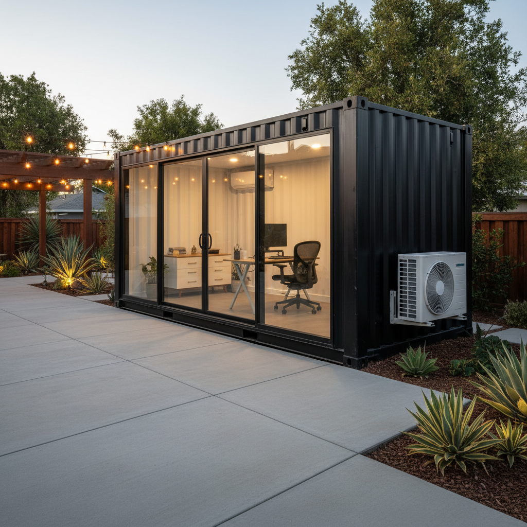 Backyard Container Office with HVAC: 2026 Price Guide