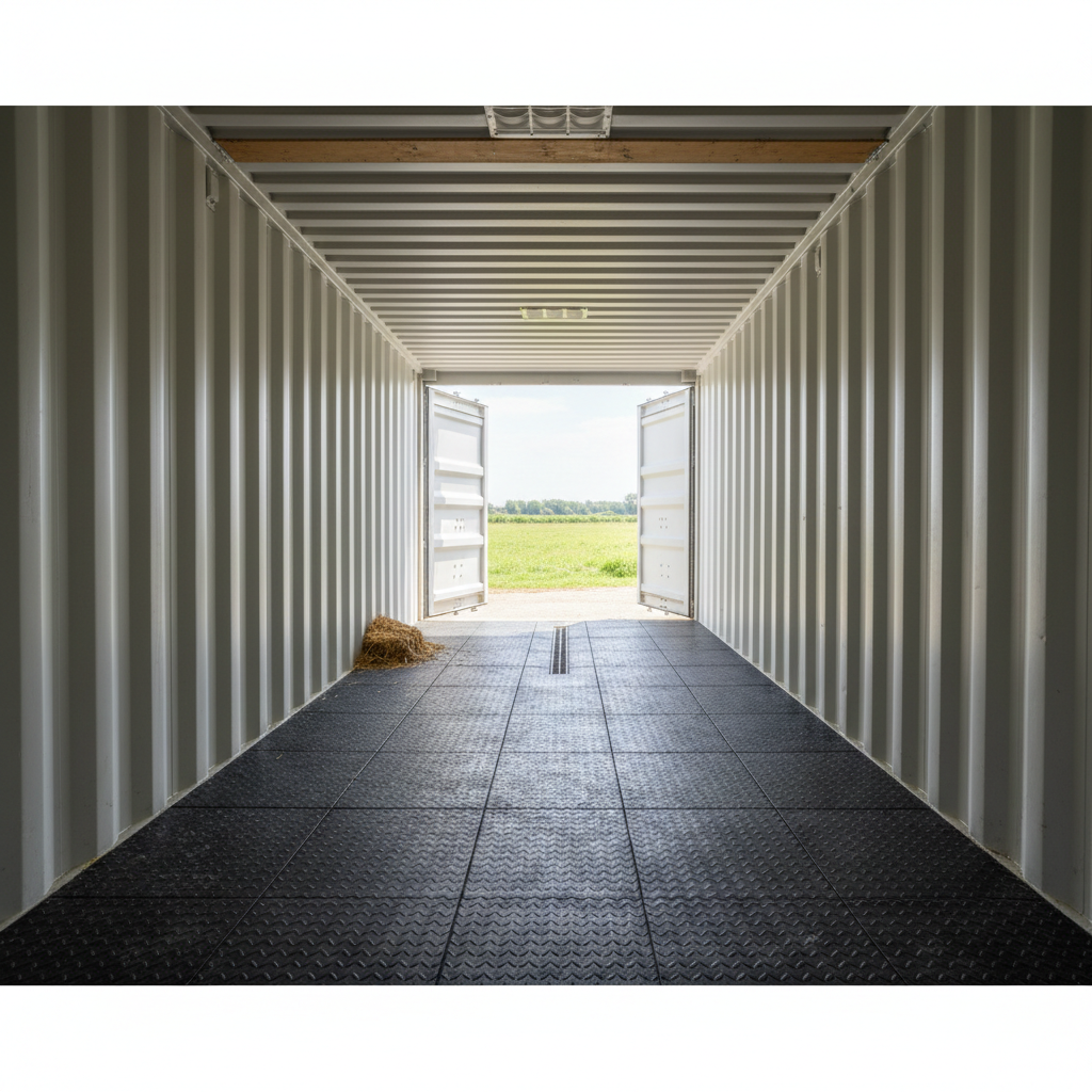 Shipping container barn flooring and drainage options: 5 Best Shipping Container Barn Flooring & Drainage Options