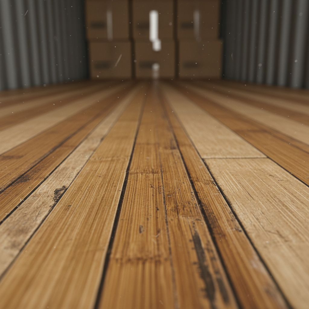 Interior inspection of used shipping container condition grades