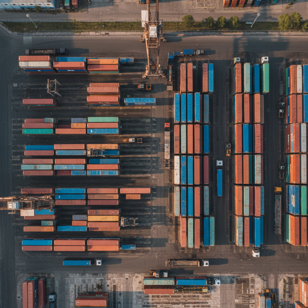 Shipping container delivery cost per mile 2026 logistics depot overview